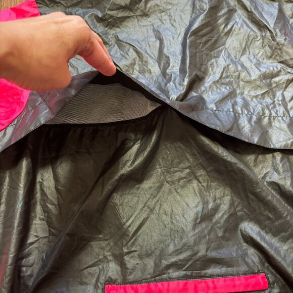 VTG PEARL IZUMI Lightweight Cycling Packable Windbreaker Jacket Colorblock SZ XL - Picture 6 of 13